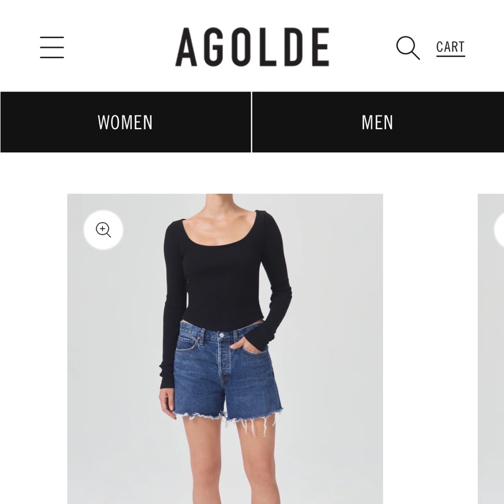 Agolde Parker Shorts long